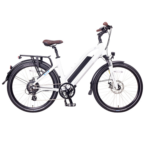 NCM Milano Trekking E-Bike, City-Bike, 250W, 48V 13Ah 624Wh Battery [White 26]